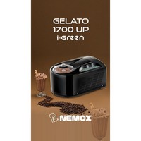 photo gelato pro 1700 up i-green - black - up to 1kg of ice cream in 15-20 minutes 5